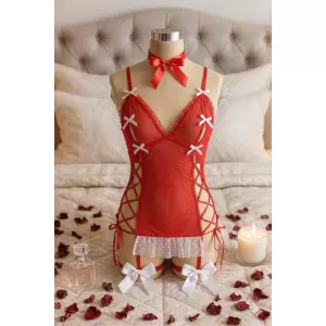 لباس خواب فانتزی بغل بندی  3222